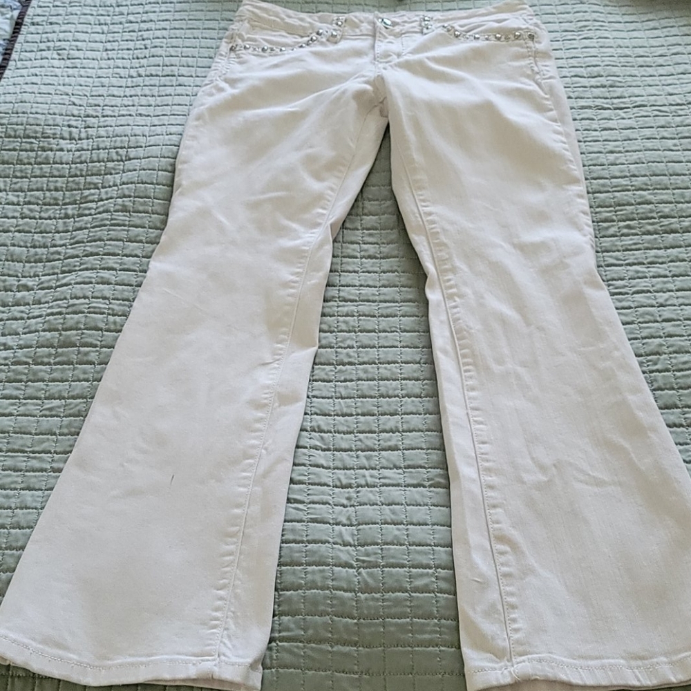 Miss Chic White denim jeans